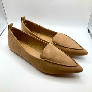 Lulus Loafers Suede Shoes Emmy Women’s Size 8.5 New